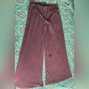 Fabletics Wide Leg Tie Waist Pants